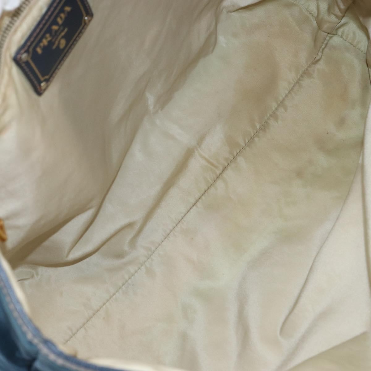 Prada Vintage Tote Tessuto Navy Nylon Tote Bag Bag