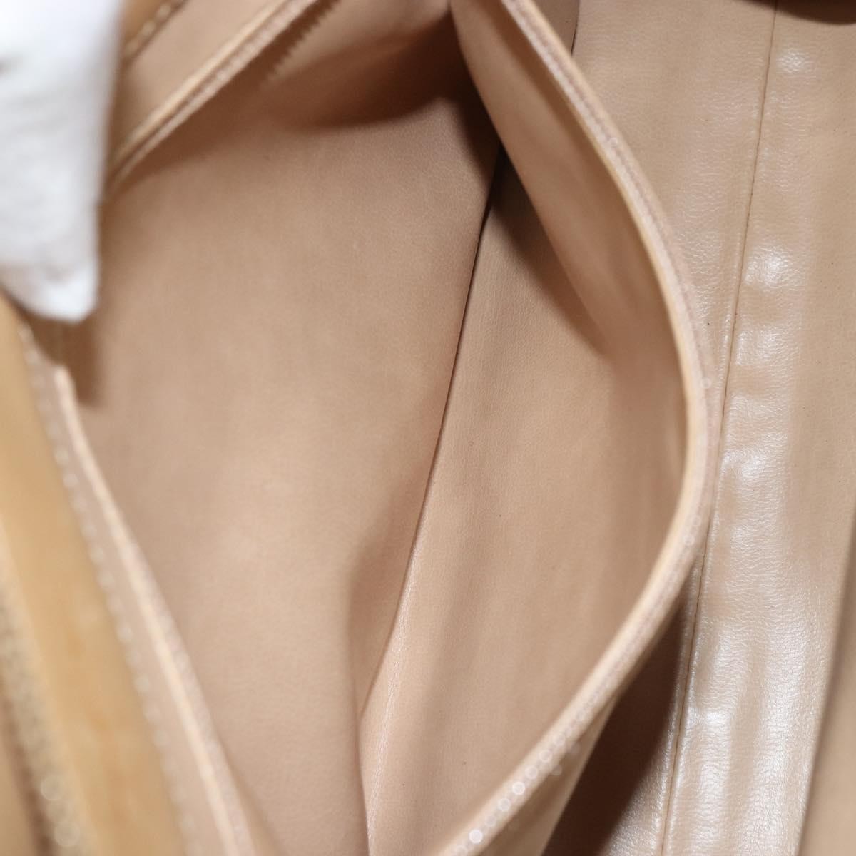 Chanel Vintage Convertible Tote Chevron Lambskin Beige Leather Tote Bag Bag
