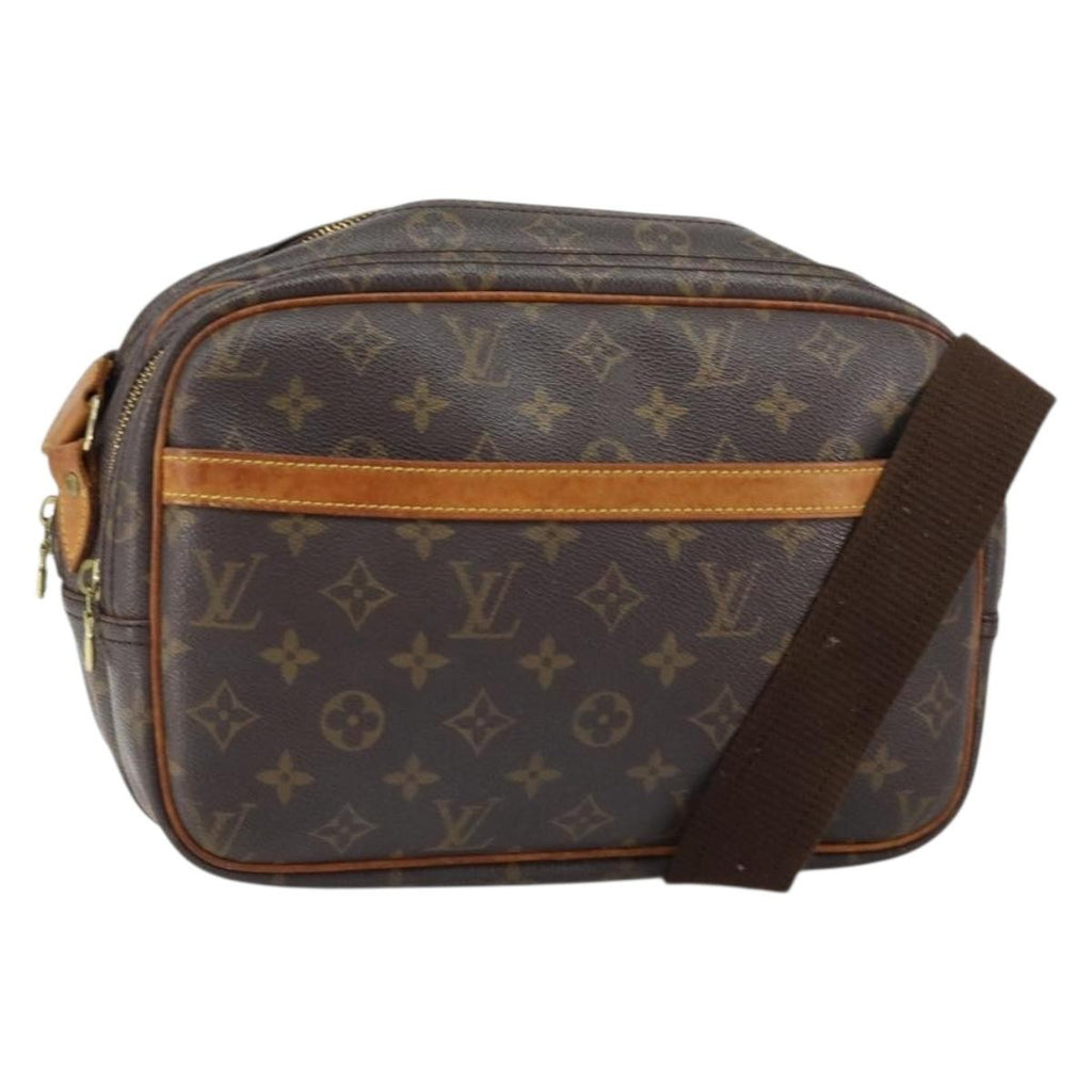Louis Vuitton Reporter Bag Monogram Canvas Brown Canvas Shoulder Bag