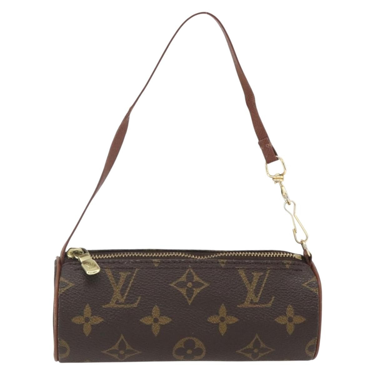 Louis Vuitton Papillon Pochette Monogram Canvas Brown Canvas Clutche & Pouche Bag