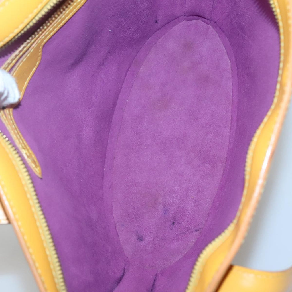 Louis Vuitton Saint Jacques Handbag Epi Leather Yellow Leather Shoulder Bag