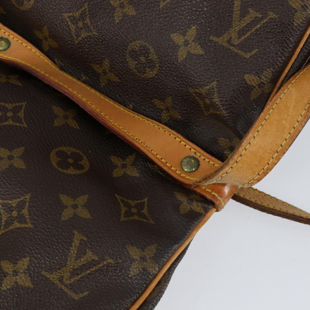 Louis Vuitton Saumur Handbag Monogram Canvas Brown Canvas Shoulder Bag