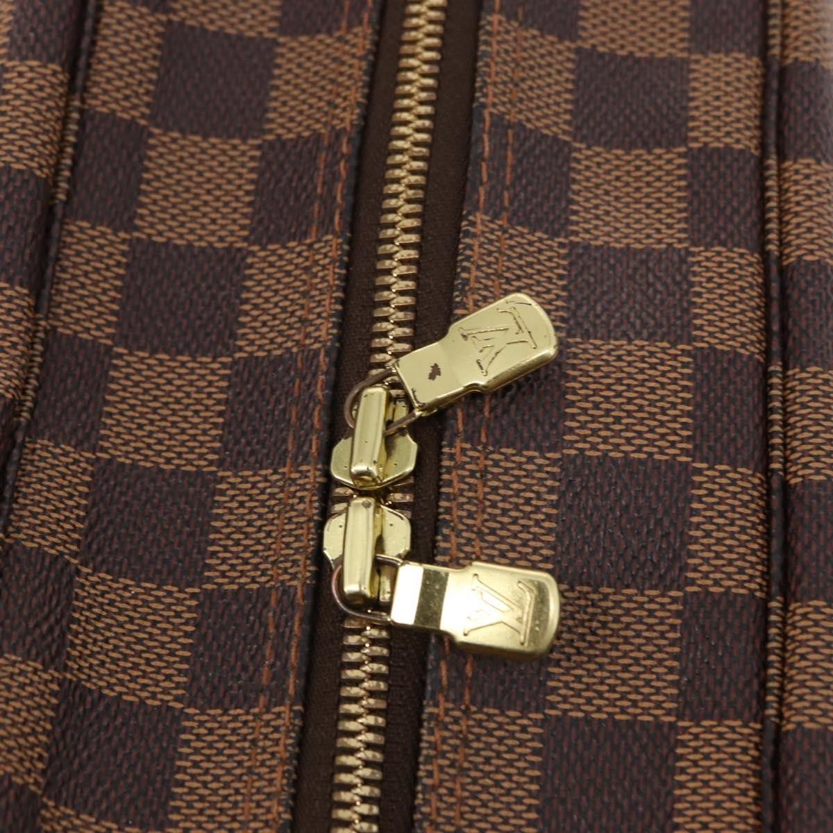 Louis Vuitton Naviglio Handbag Damier Brown Canvas Shoulder Bag