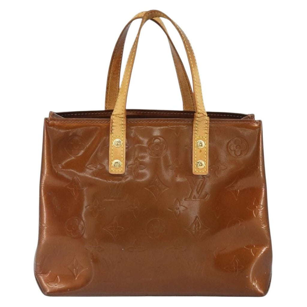 Louis Vuitton Reade Handbag Monogram Vernis Brown Patent_Leather Handbag