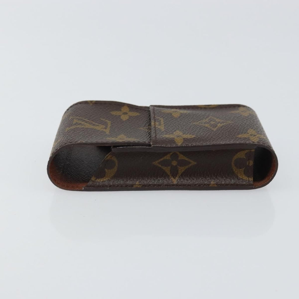 Louis Vuitton Etui Cigarette Case Monogram Canvas Brown Canvas Wallets Accessory