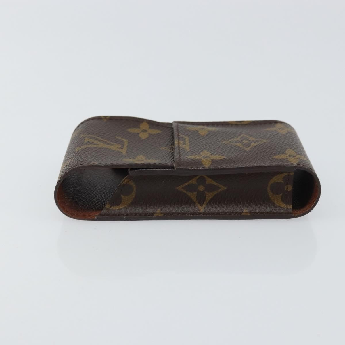 Louis Vuitton Etui Cigarette Case Monogram Canvas Brown Canvas Wallets Accessory