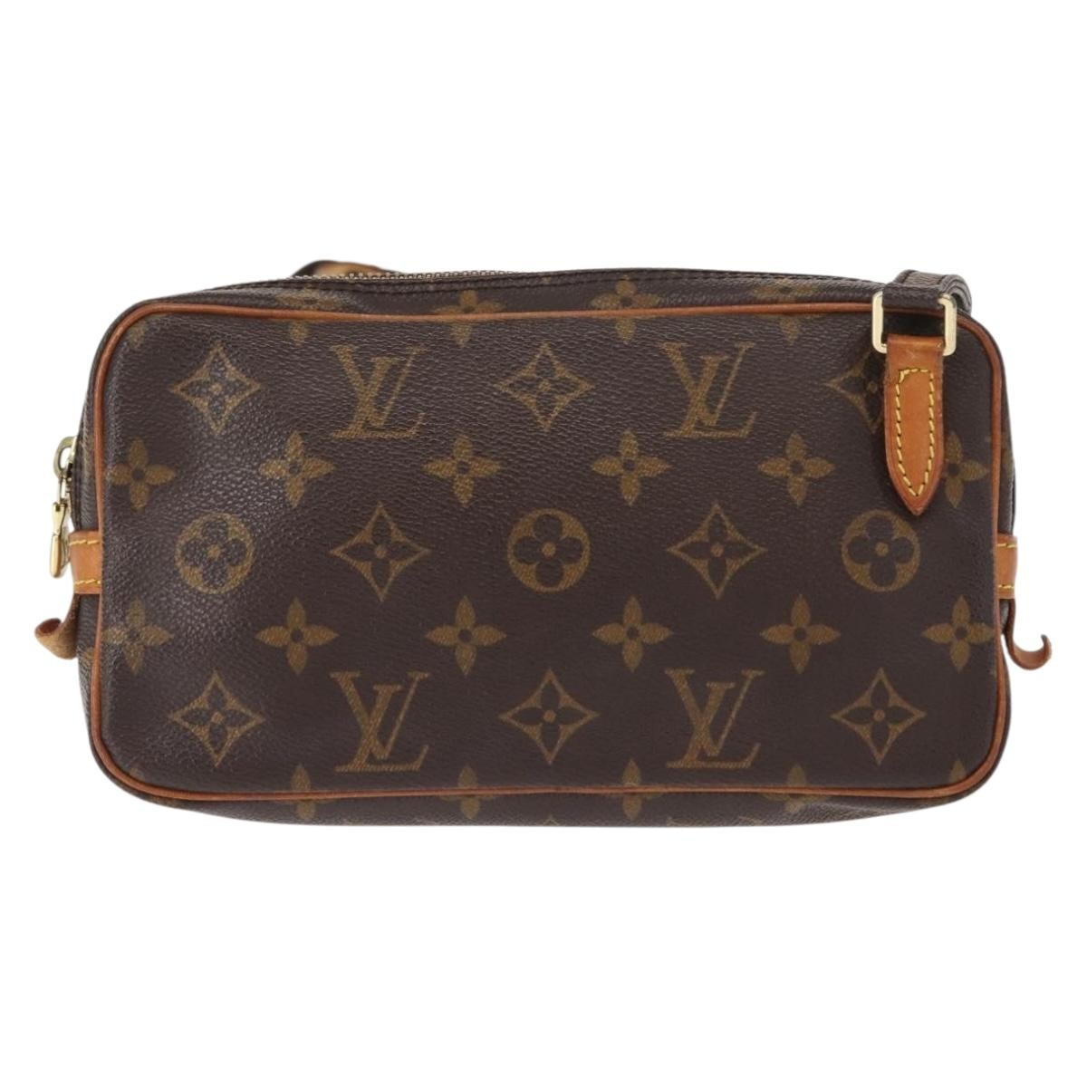 Louis Vuitton Pochette Marly Bandouliere Bag Monogram Canvas Brown Canvas Shoulder Bag