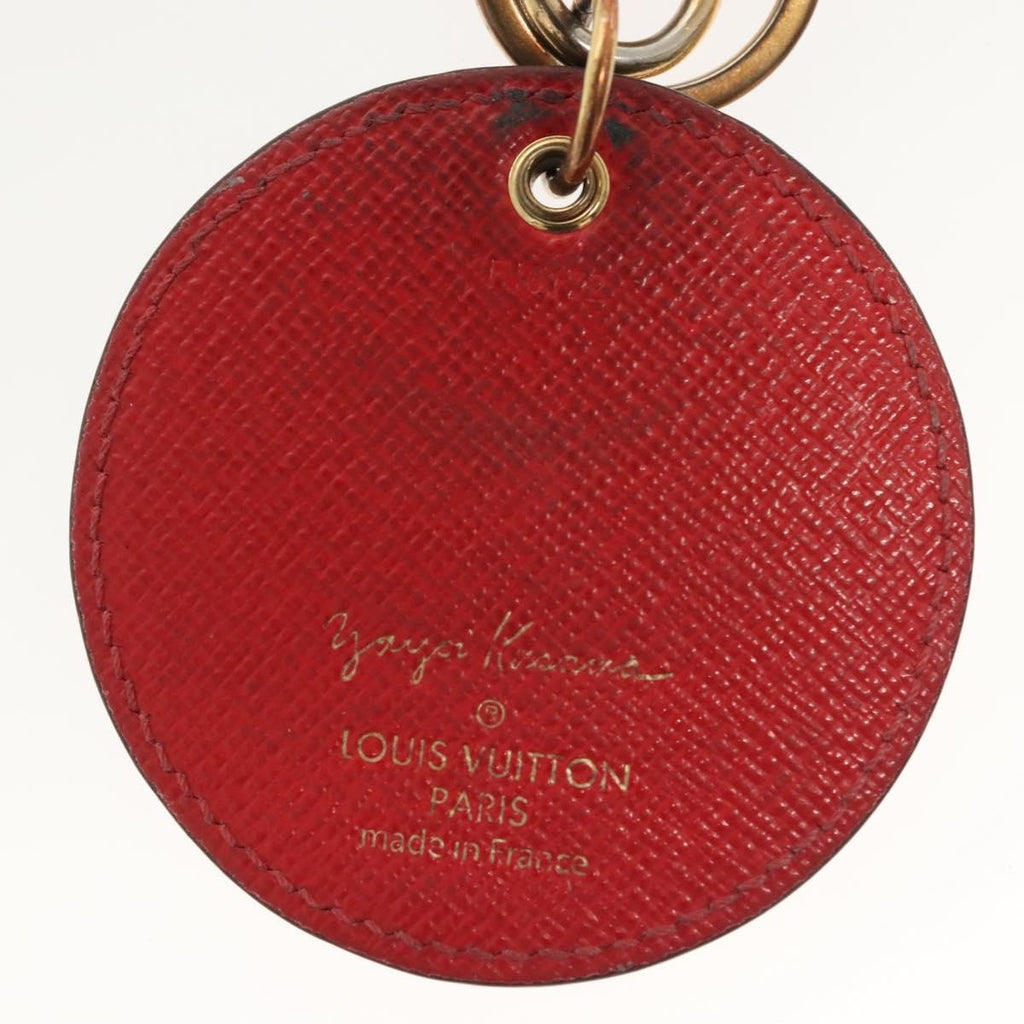 Louis Vuitton Pumpkin Bag Charm And Key Holder Yayoi Kusama Pumpkins Leather Brown Canvas Charms And Keychains Accessory