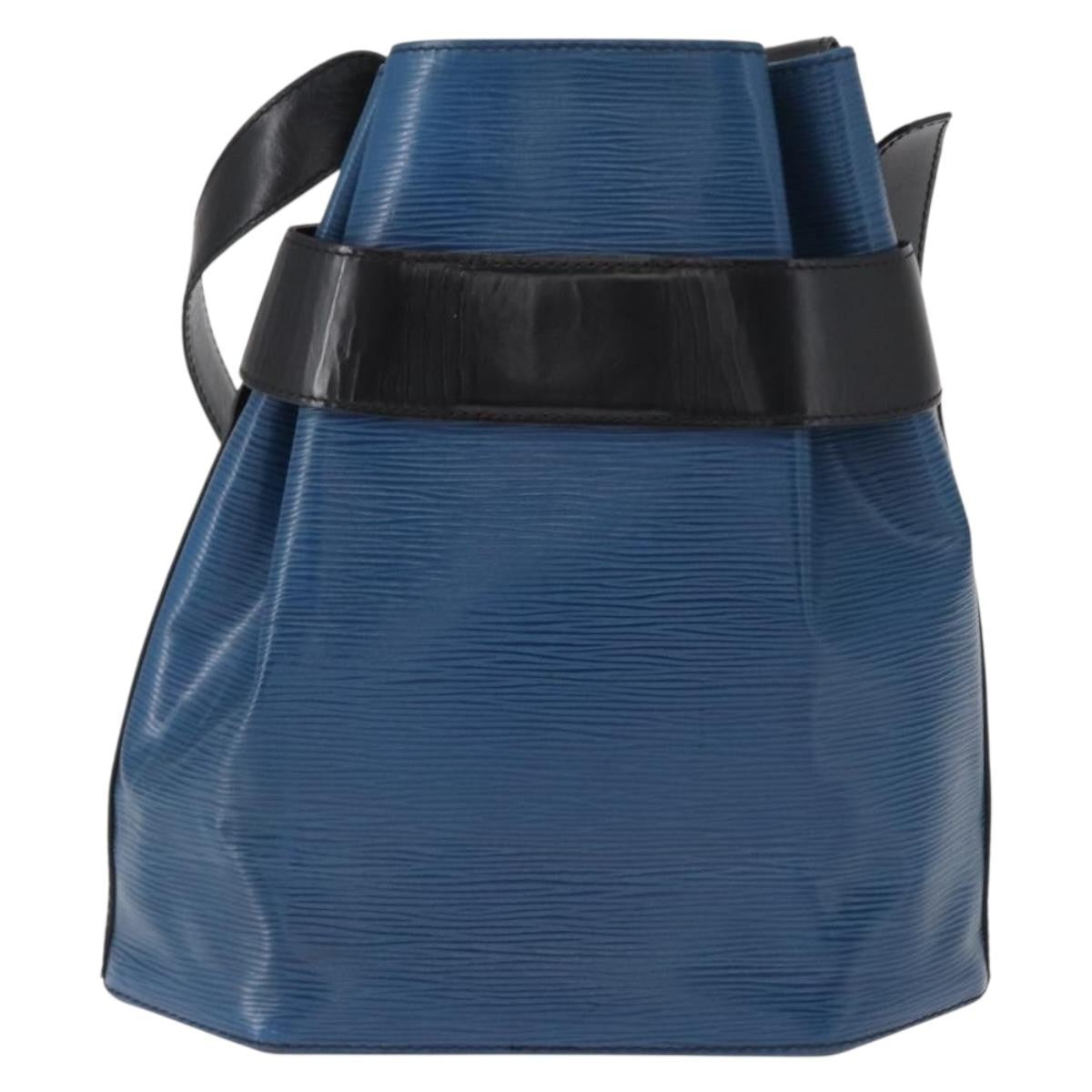 Louis Vuitton Vintage Sac D'epaule Handbag Epi Leather Blue Leather Shoulder Bag