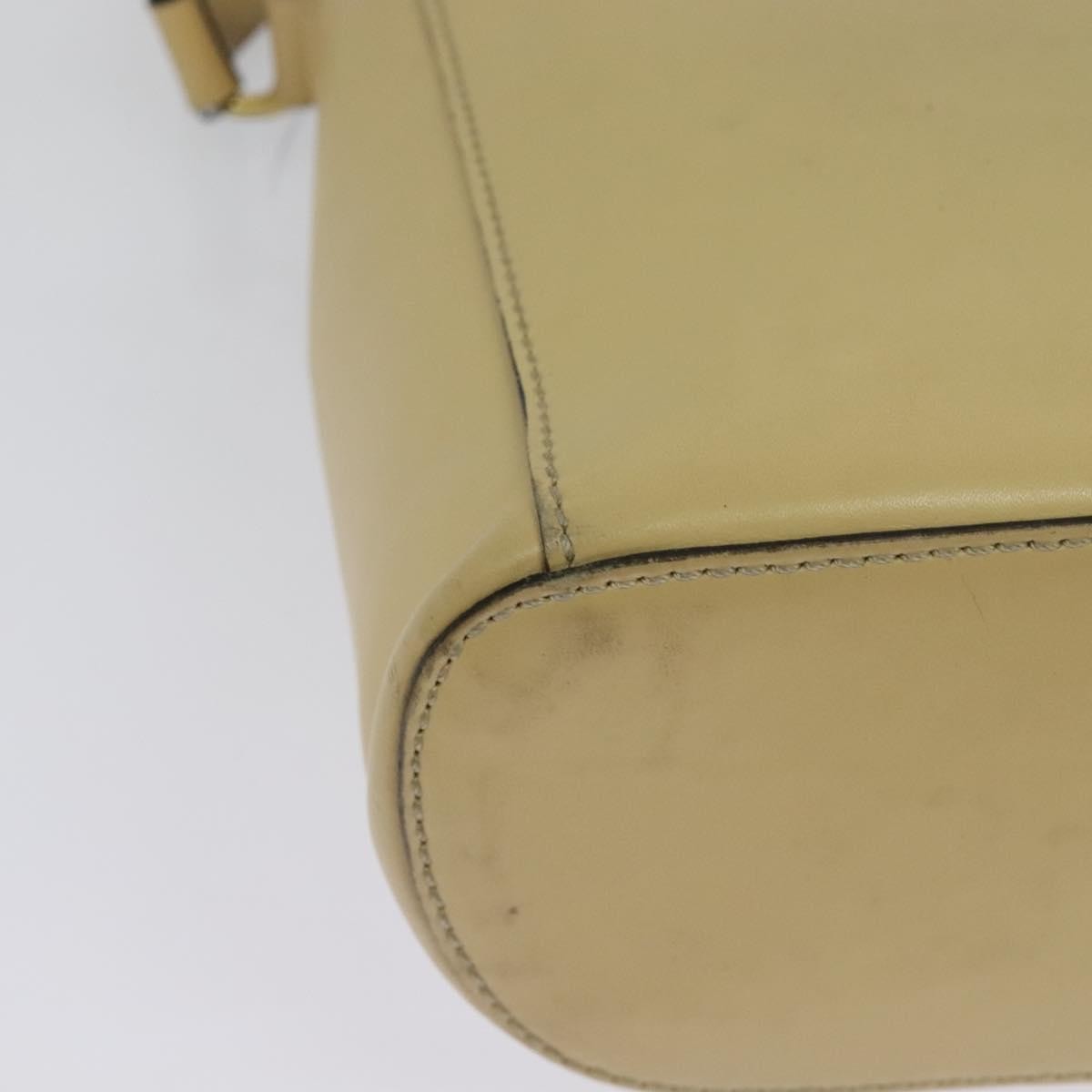 Celine Shoulder Bag Leather Beige Leather Bag