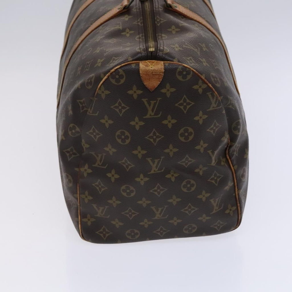 Louis Vuitton Keepall Bag Monogram Canvas Brown Canvas Travel Bag