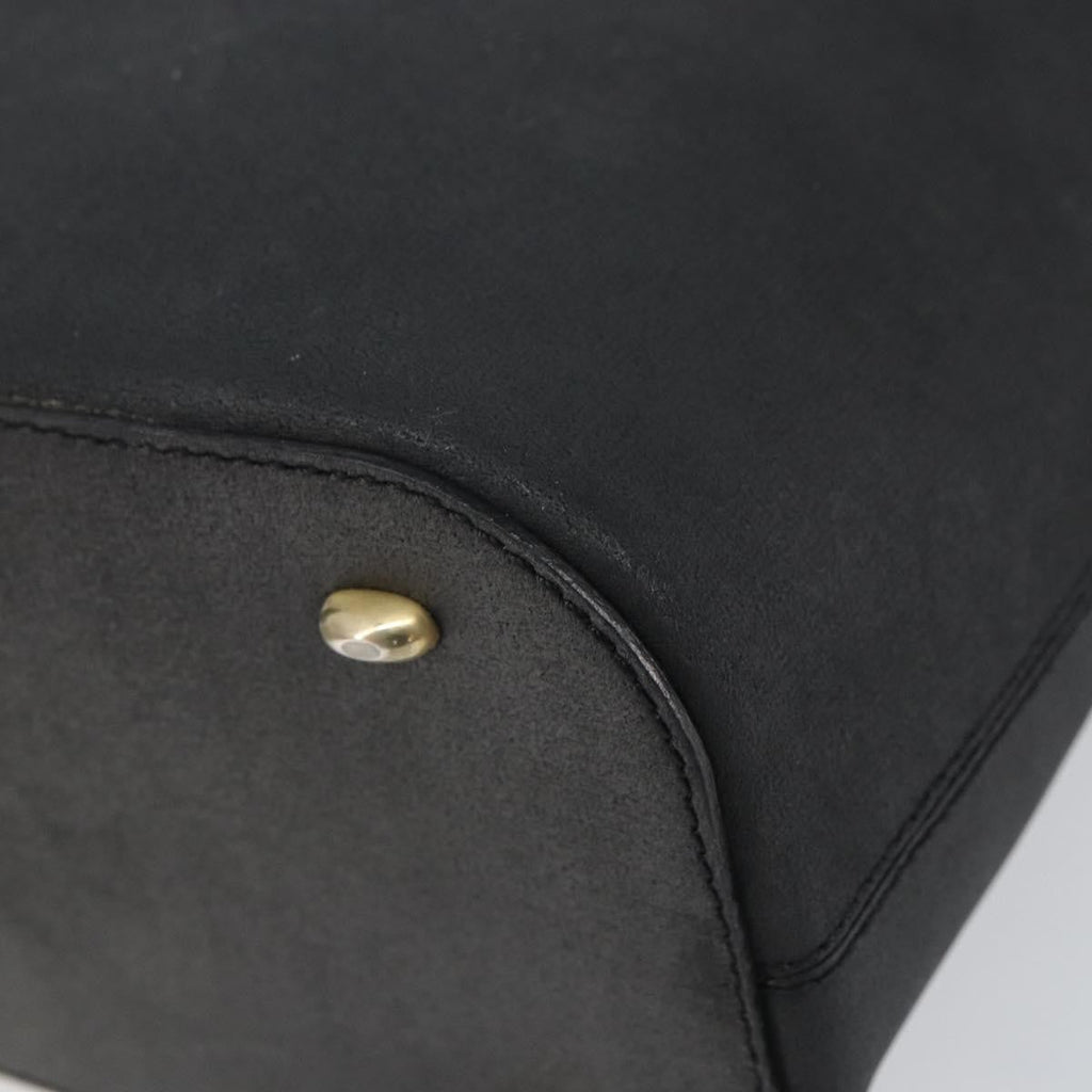 Celine Handbag Leather Black Leather Handbag
