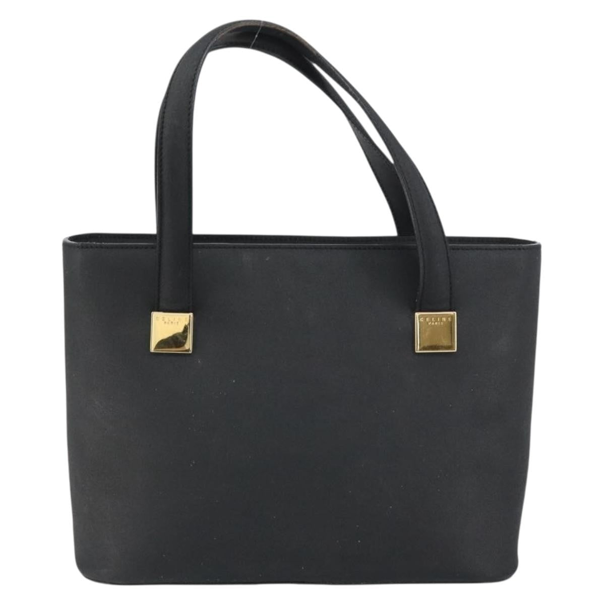 Celine Handbag Leather Black Leather Handbag