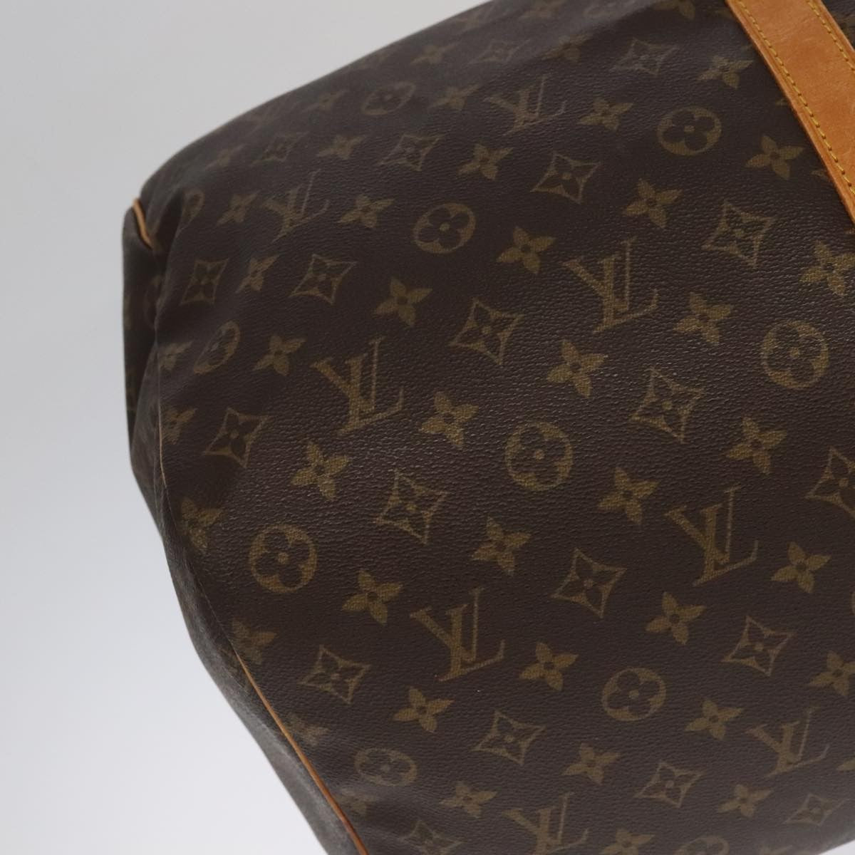 Louis Vuitton Keepall Bag Monogram Canvas Brown Canvas Travel Bag