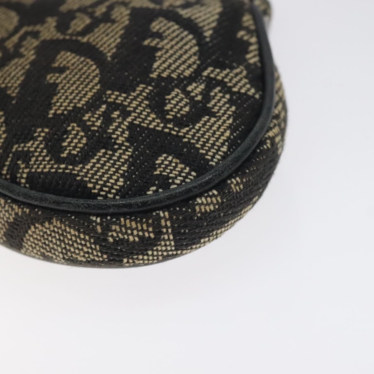 Christian Dior Saddle Coin Purse Trotter Canvas Black Canvas Wallets Accessory (Pre-Owned)