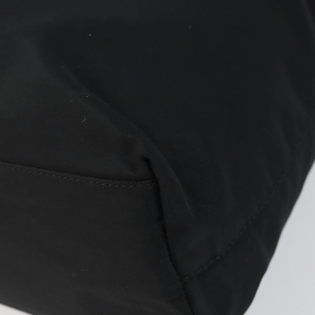 Prada Vintage Zip Tote Tessuto Black Nylon Tote Bag Bag