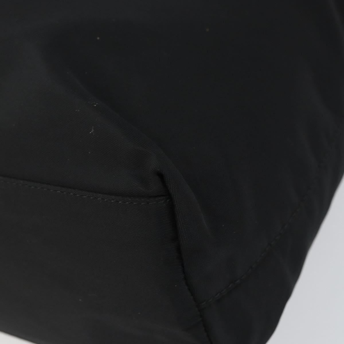 Prada Vintage Zip Tote Tessuto Black Nylon Tote Bag Bag