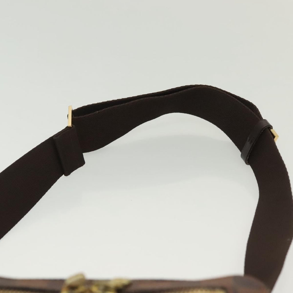 Louis Vuitton Geronimos Waist Bag Damier Brown Canvas Clutche & Pouche Bag