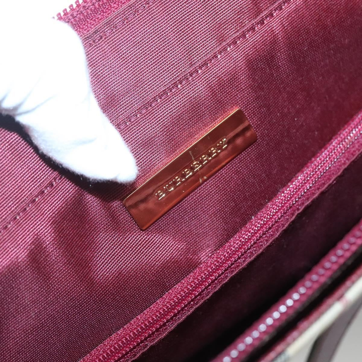 Burberry Nova Check Tote Canvas And Leather Beige Canvas Tote Bag