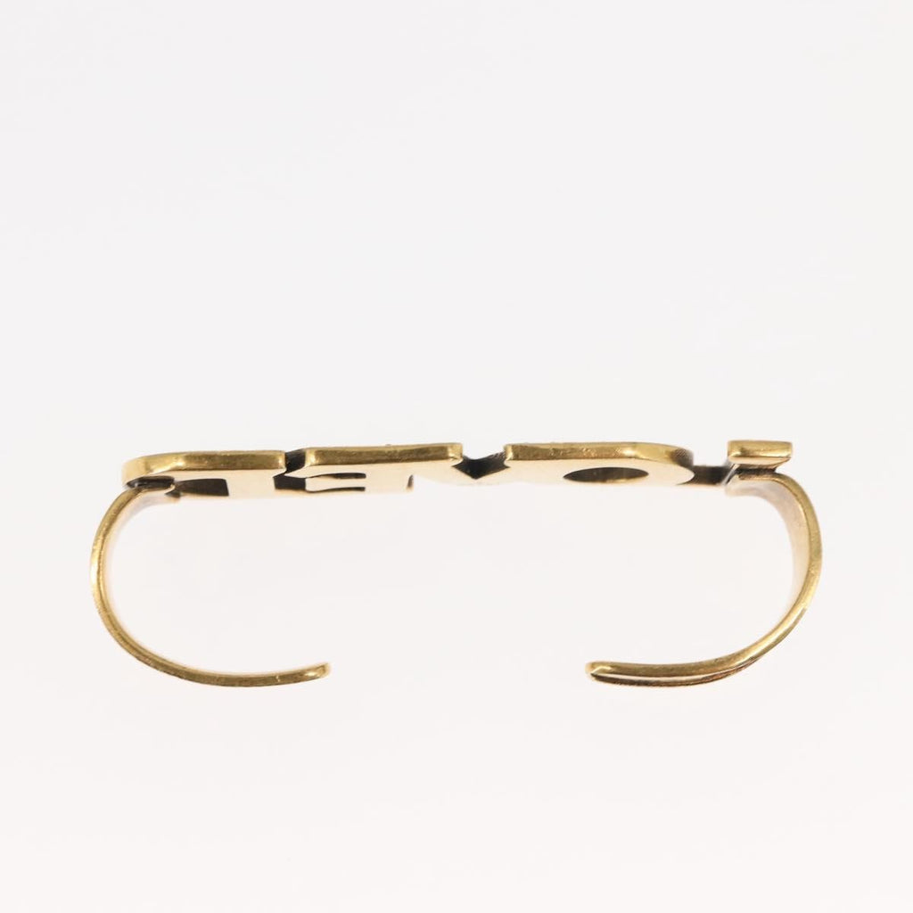 Gucci Loved Palm Cuff Ring Crystal Embellished Metal Gold Metal Cufflinks Jewelry (Pre-Owned)