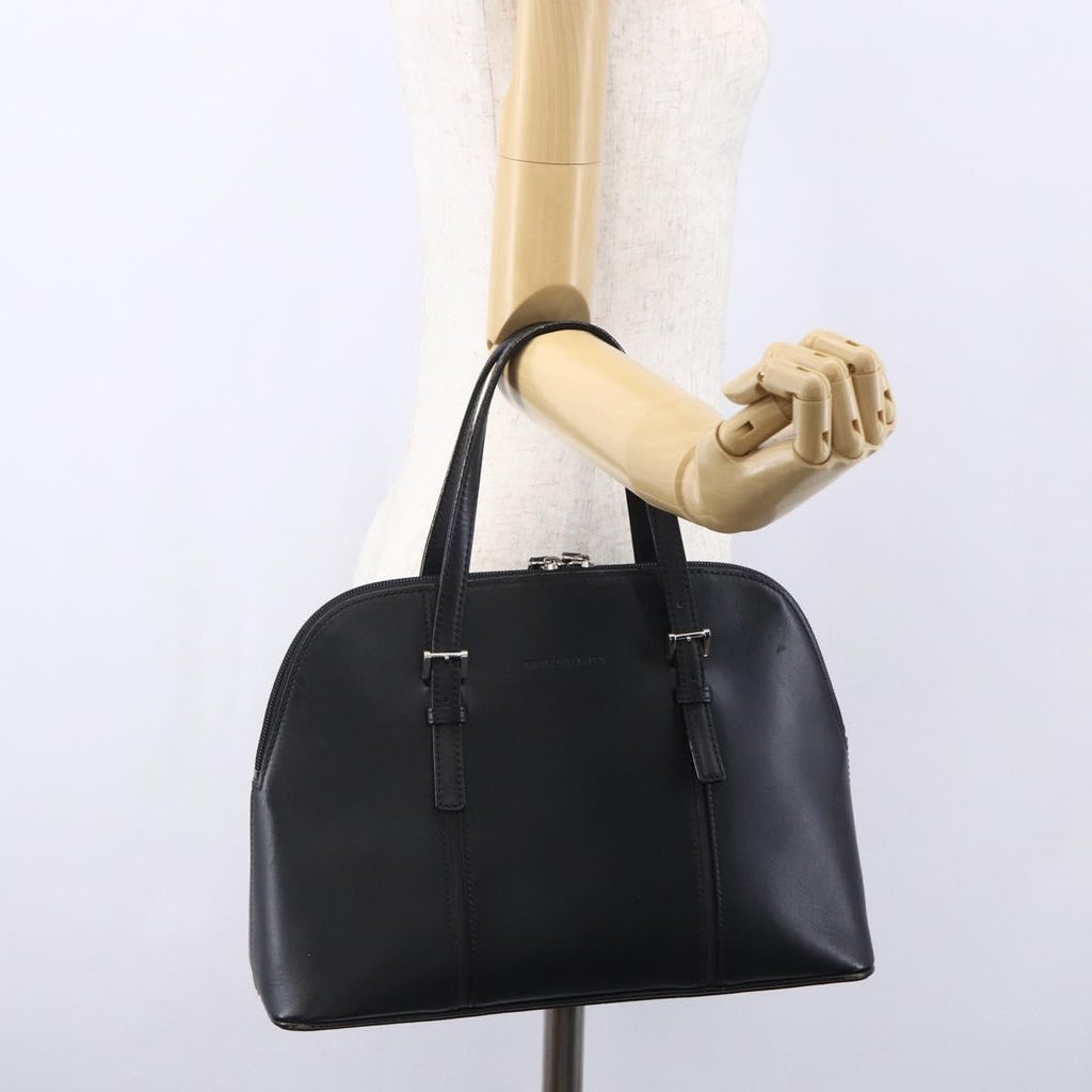 Burberry Vintage Handbag Leather Black Leather Handbag