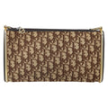 Christian Dior Trotter Shoulder Bag Canvas Brown Canvas Shoulder Bag Bag (Pre-Owned)