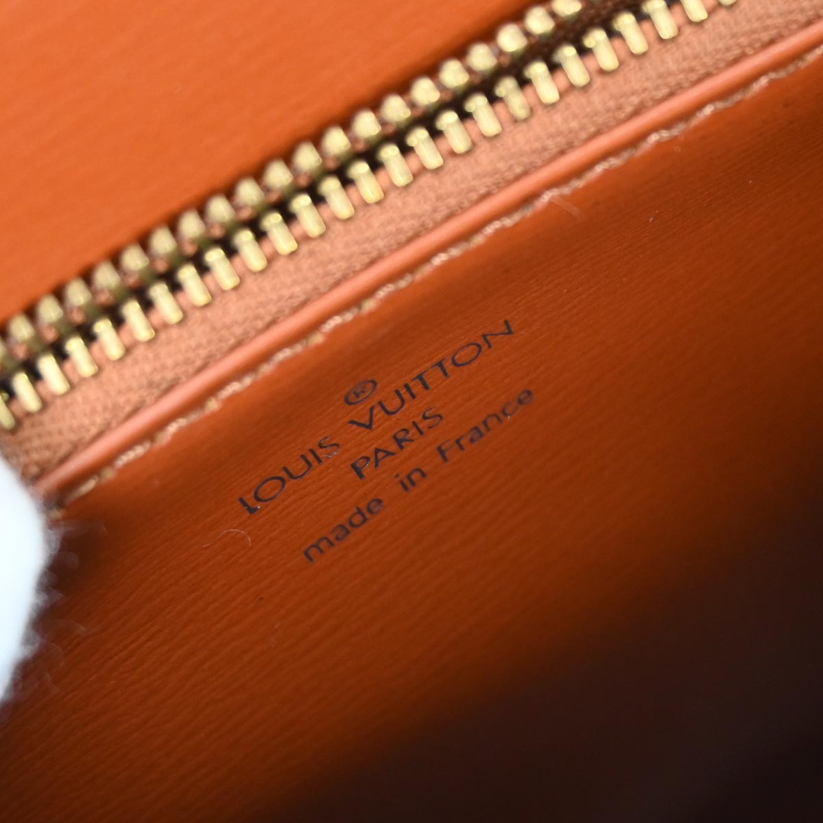Louis Vuitton Malesherbes Handbag Epi Leather Brown Leather Handbag