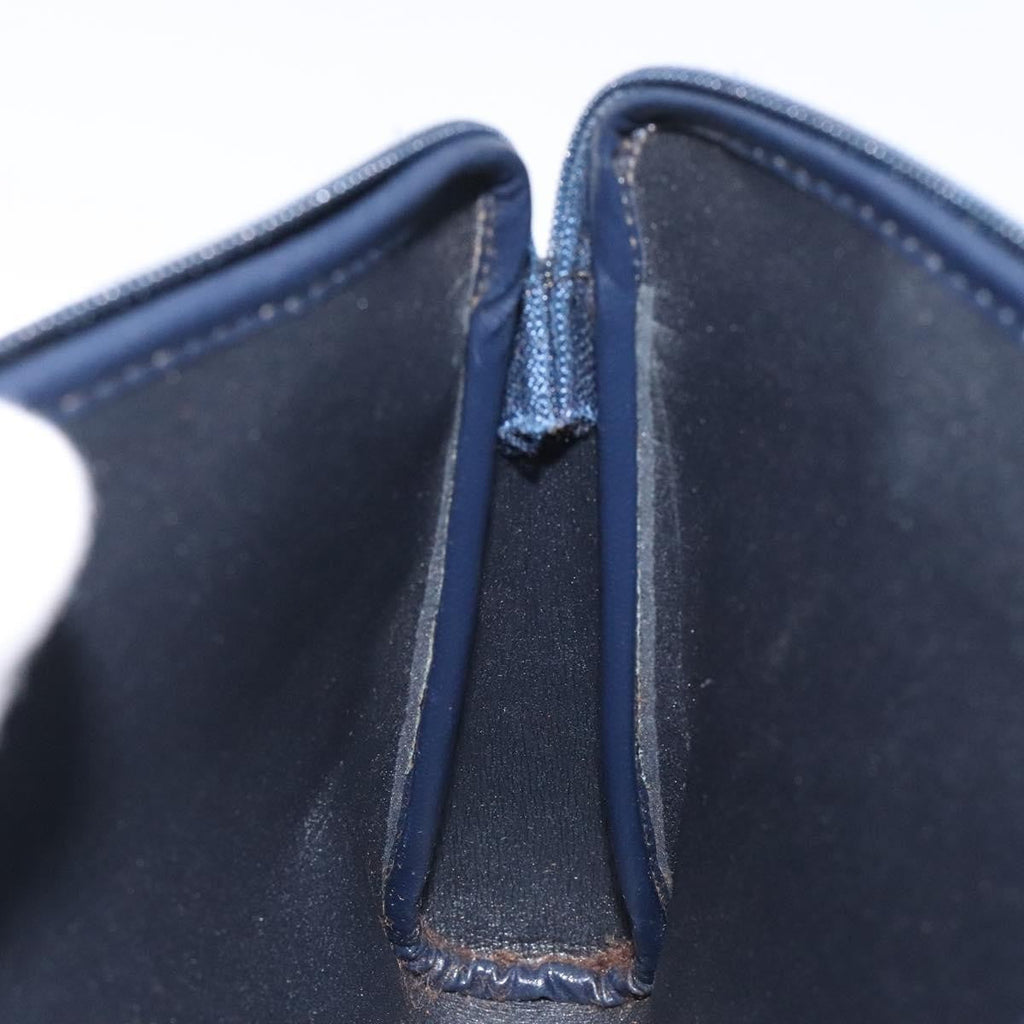 Christian Dior Vintage Trotter Pouch Diorissimo Canvas Navy Canvas Clutche & Pouche Bag (Pre-Owned)