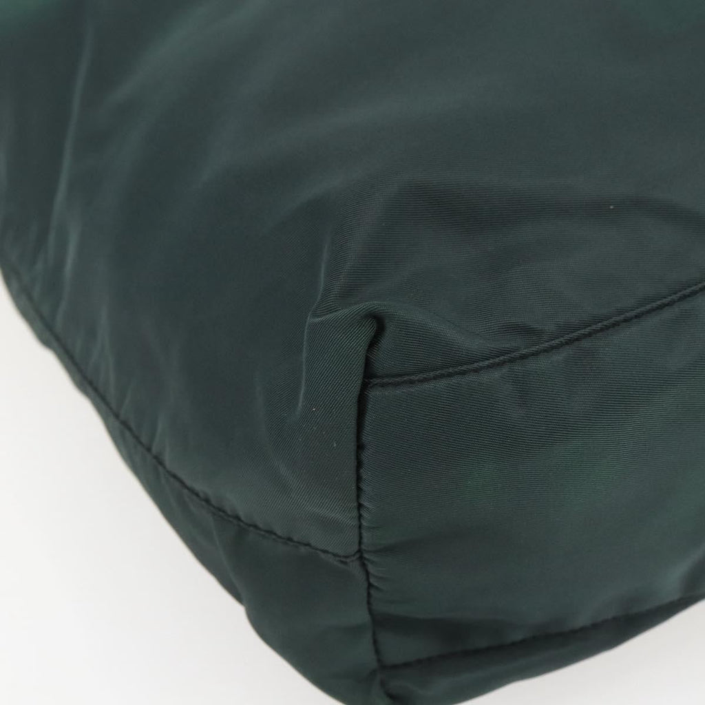 Prada Vintage Zip Tote Tessuto Green Nylon Tote Bag Bag