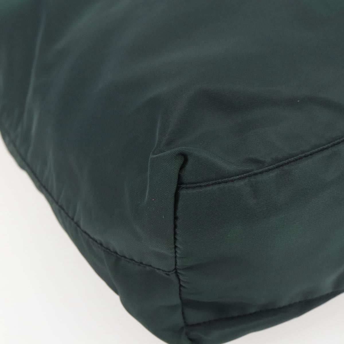 Prada Vintage Zip Tote Tessuto Green Nylon Tote Bag Bag