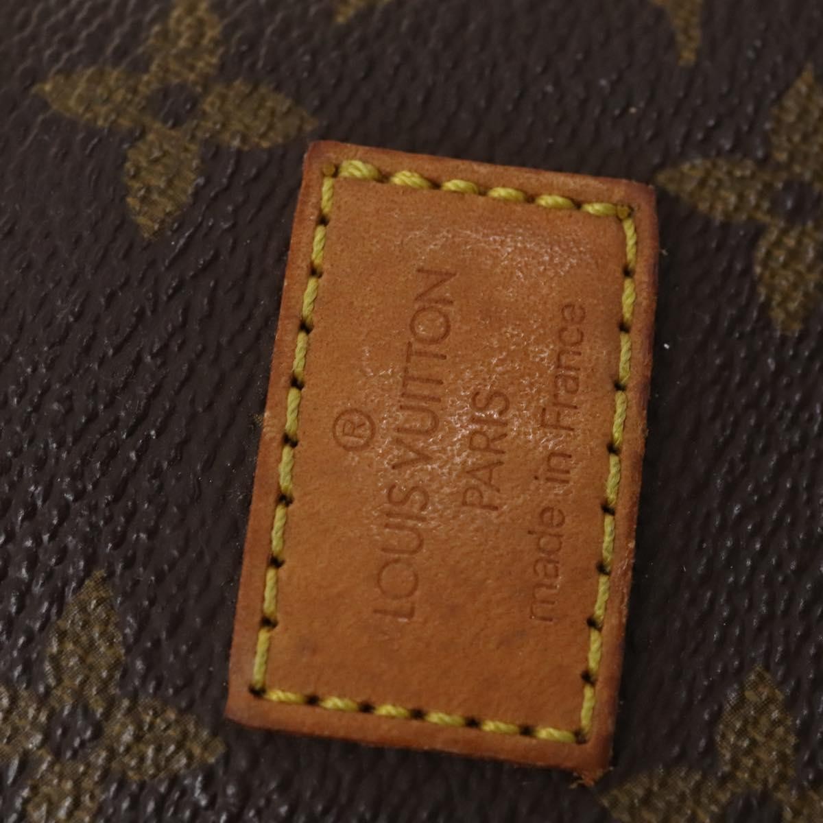 Louis Vuitton Saumur Handbag Monogram Canvas Brown Canvas Shoulder Bag