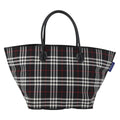 Burberry Nova Check Handbag Nylon Black Nylon Handbag