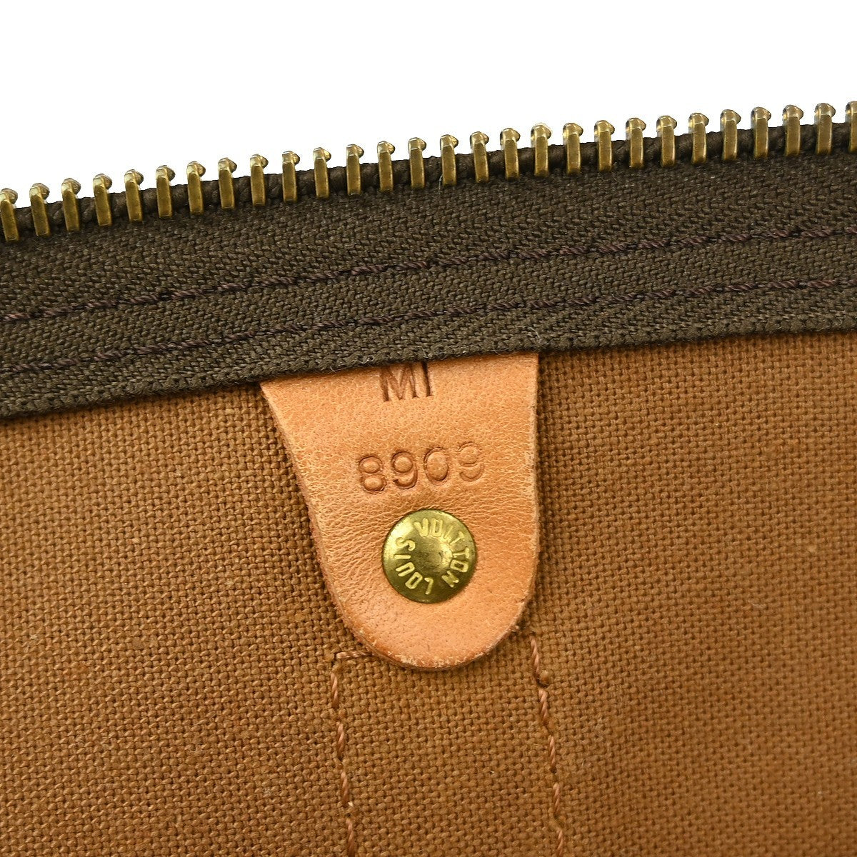 Louis Vuitton Keepall Bag Monogram Canvas Brown Canvas Travel Bag