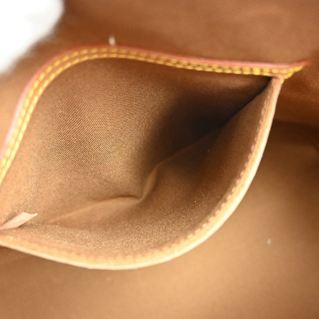 Louis Vuitton Alma Handbag Monogram Canvas Brown Canvas Handbag