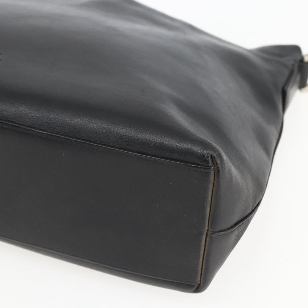 Chanel Vintage Shoulder Bag Leather Black Leather Shoulder Bag Bag