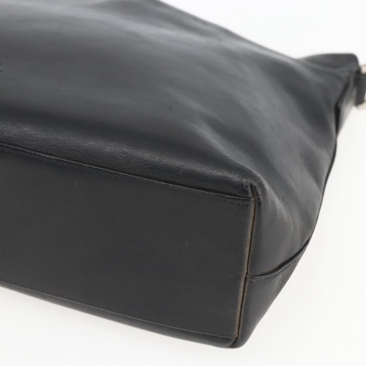 Chanel Vintage Shoulder Bag Leather Black Leather Shoulder Bag Bag