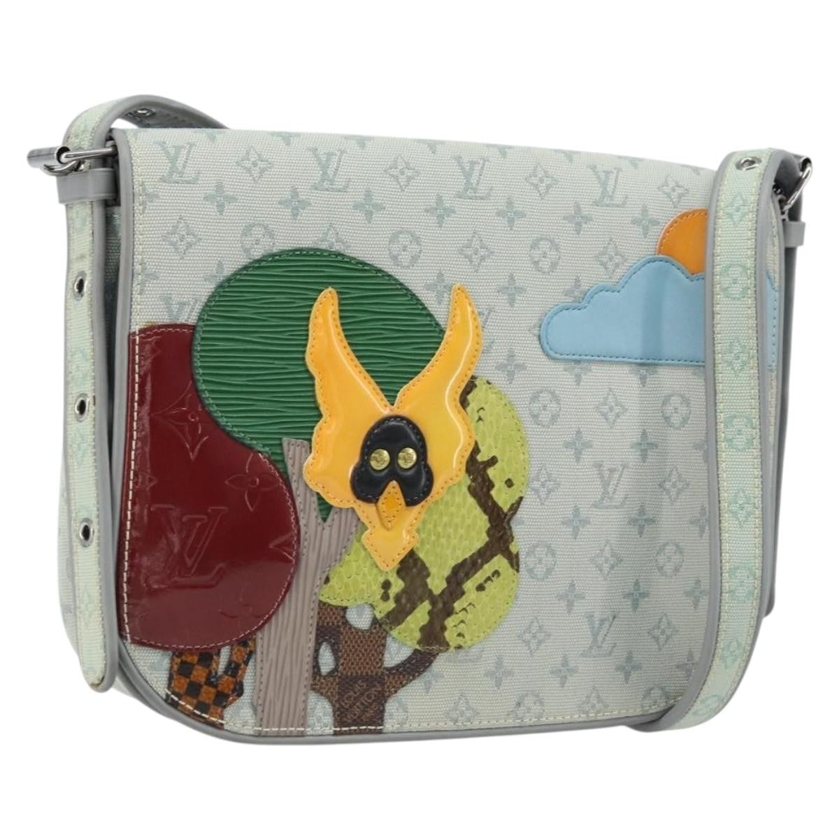 Louis Vuitton Conte De Fees Musette Shoulder Bag Monogram Patchwork Gray Canvas Shoulder Bag
