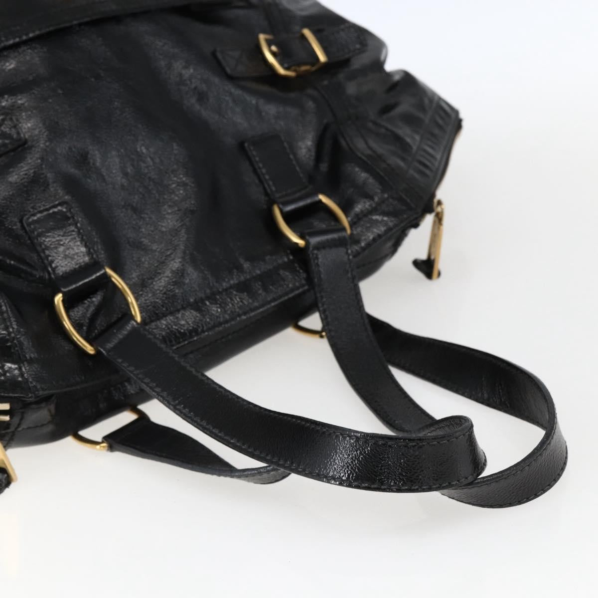 Saint Laurent Downtown Handbag Patent Black Patent_Leather Tote Bag Bag (Pre-Owned)