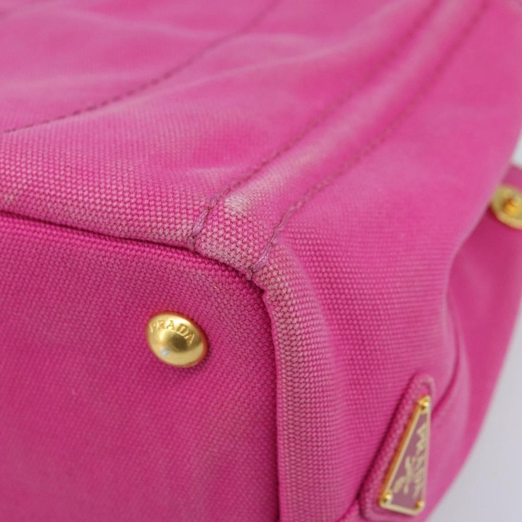 Prada Canapa Tote Canvas Pink Canvas Tote Bag Bag