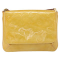 Louis Vuitton Thompson Street Handbag Monogram Vernis Beige Patent_Leather Shoulder Bag