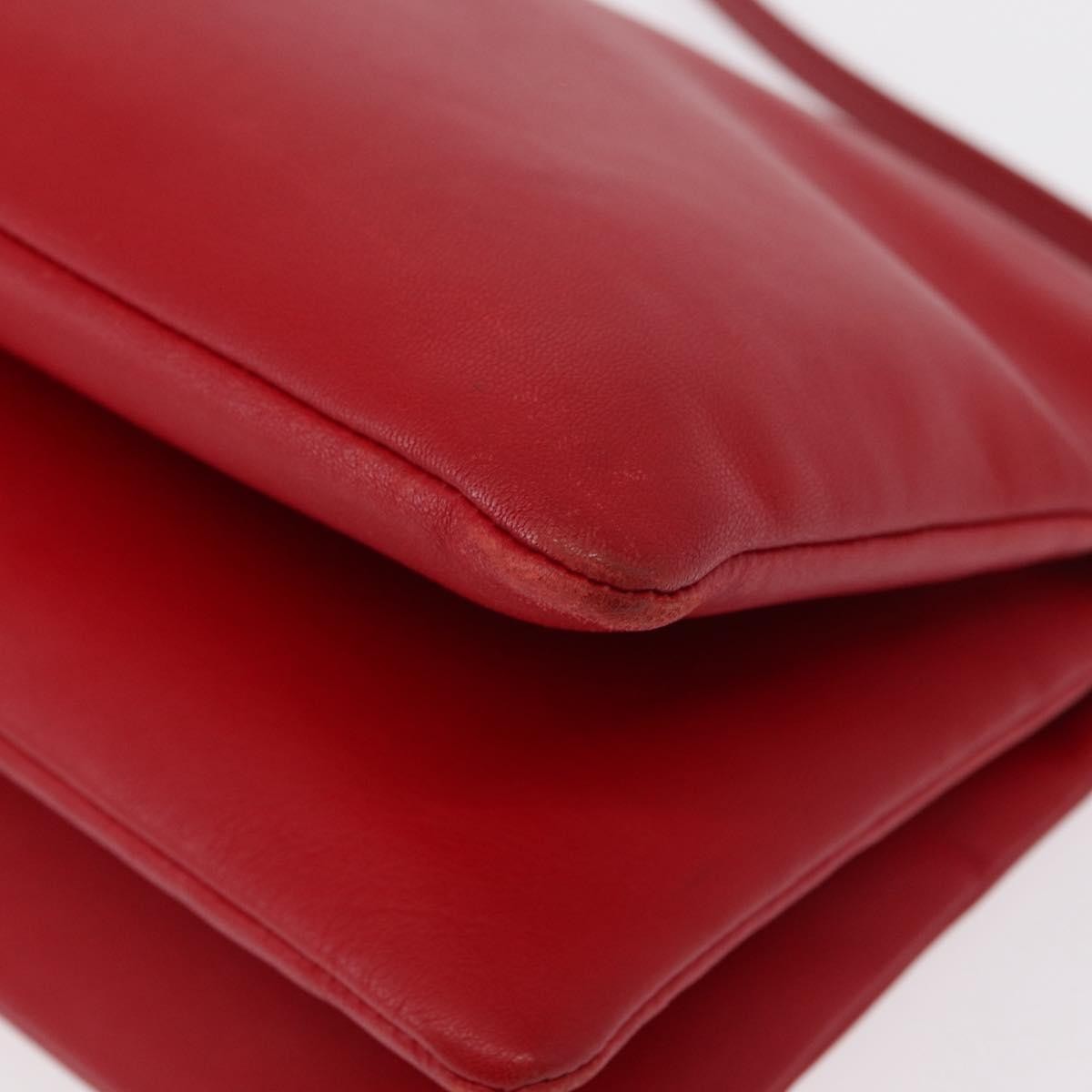 Celine Trio Crossbody Bag Leather Red Leather Shoulder Bag Bag