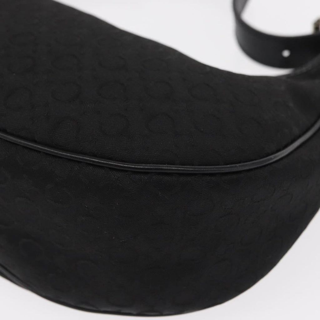Celine Ava Bag Macadam Canvas Black Canvas Handbag