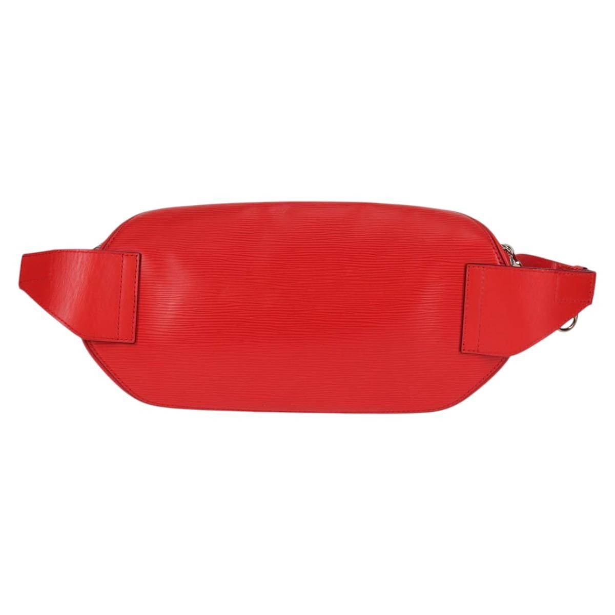Louis Vuitton Louis Vuitton X Supreme Waist Bag Epi Leather Red Leather Clutche & Pouche Bag