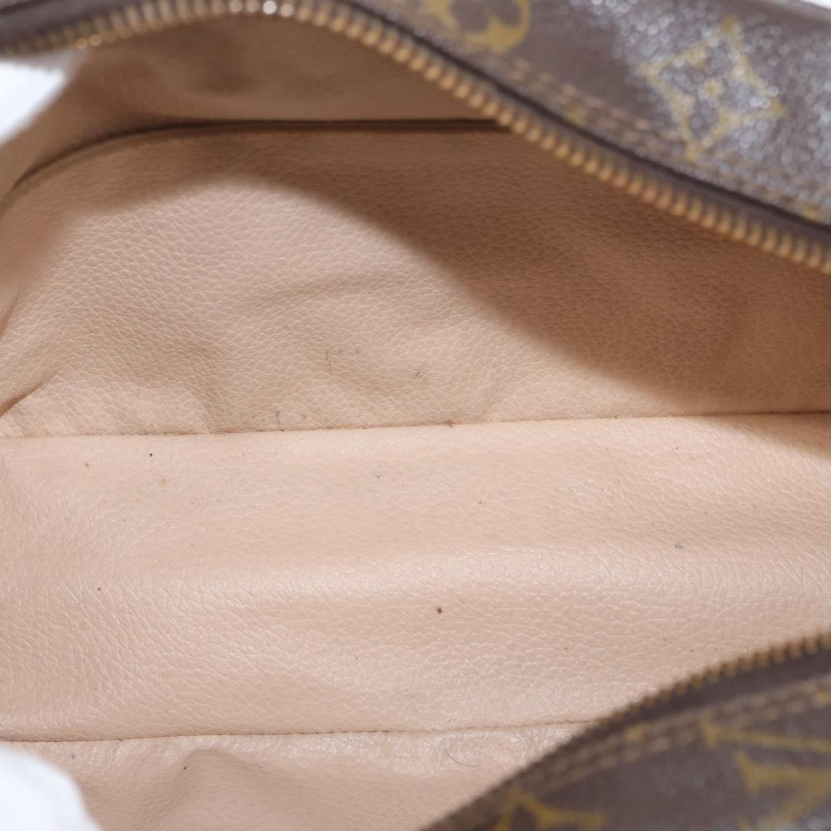 Louis Vuitton Trousse Toiletry Pouch Monogram Canvas Brown Canvas Toiletry Case Accessory