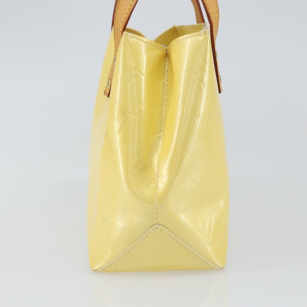 Louis Vuitton Reade Handbag Monogram Vernis Yellow Patent_Leather Handbag