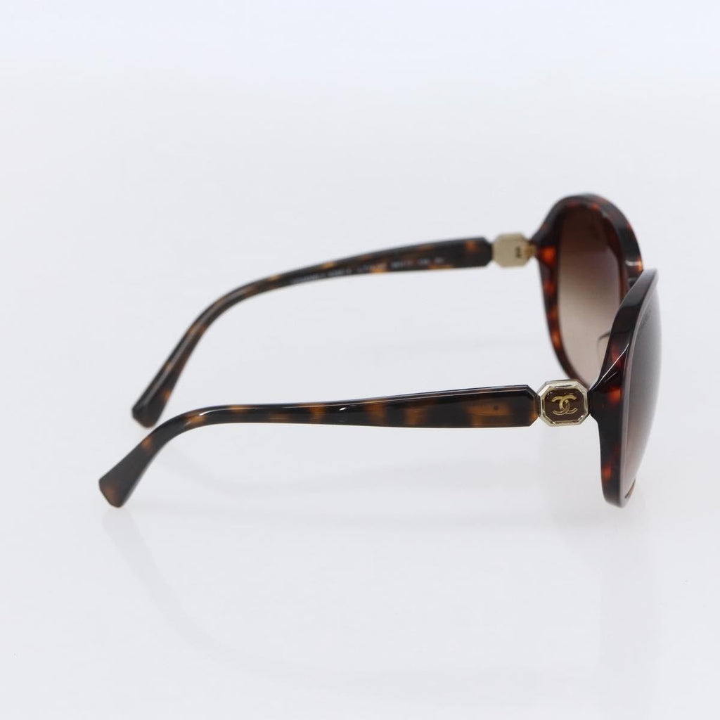 Chanel Chanel Logo Sunglasses Eye Wear Plastic Brown Plastic Sunglasse Accessory