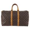 Louis Vuitton Keepall Bag Monogram Canvas Brown Canvas Travel Bag