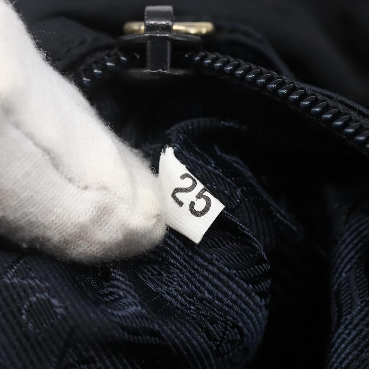 Prada Vintage Shoulder Bag Tessuto Black Nylon Shoulder Bag Bag