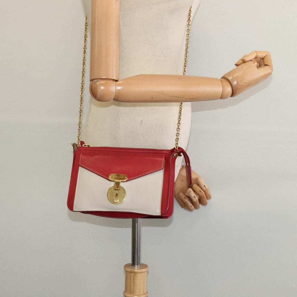 Celine Shoulder Bag Leather Red Leather Shoulder Bag Bag