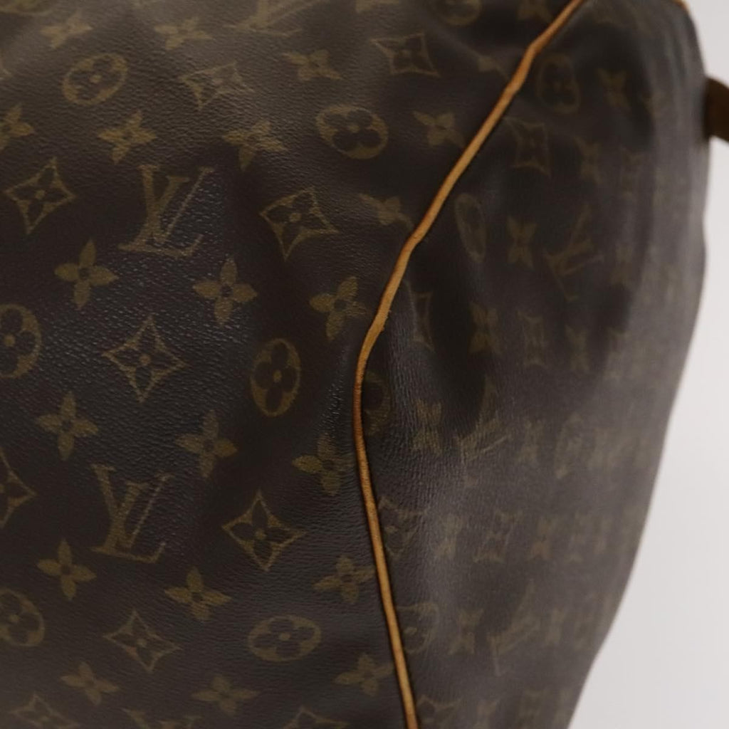 Louis Vuitton Keepall Bag Monogram Canvas Brown Canvas Travel Bag